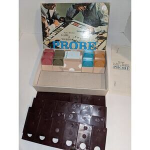 Vintage Probe Game Of Words Board Game Complete
